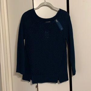 Teal loft sweater